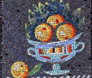 Vibrant Citrus Fruit Mosaic Still Life