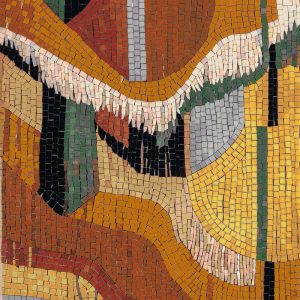 Abstract Warmth Mosaic Art – 200×200 cm
