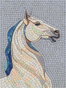 Elegant Horse Mosaic Art – Classical Style