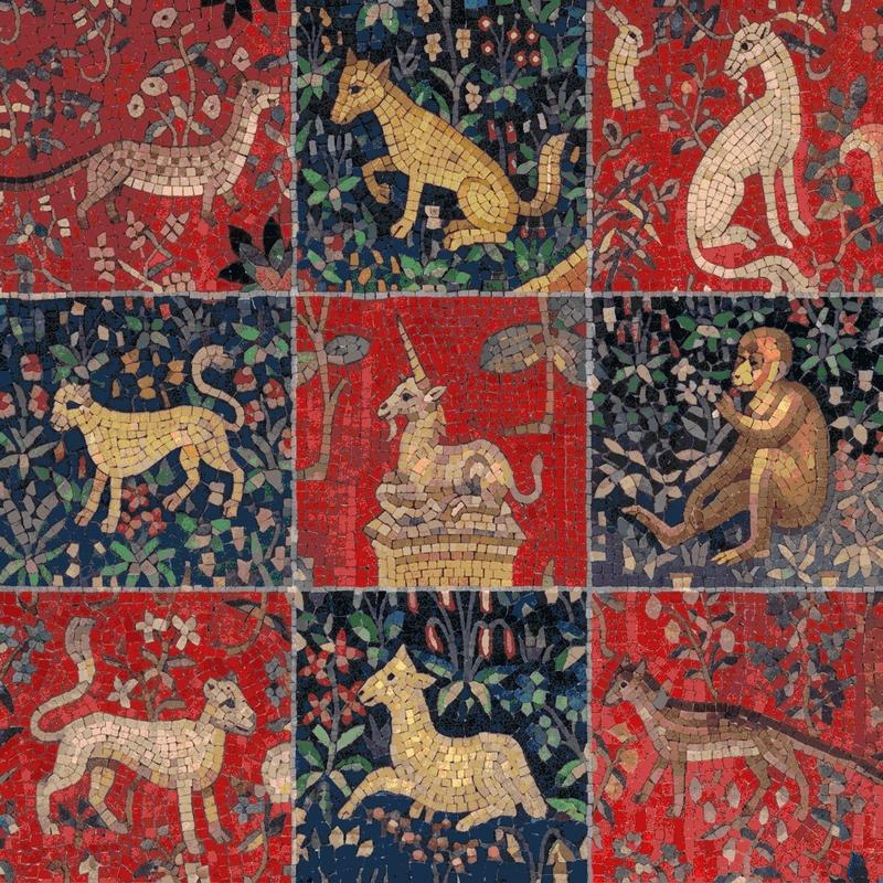 Classical Animal Mosaic Art - 25x25 cm