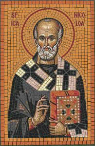 Mosaic Portrait of Saint Nicholas – Classical Art