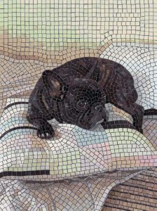 French Bulldog Mosaic Art – Cozy Pet Portrait