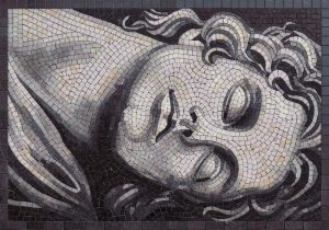 Serenity Mosaic Portrait