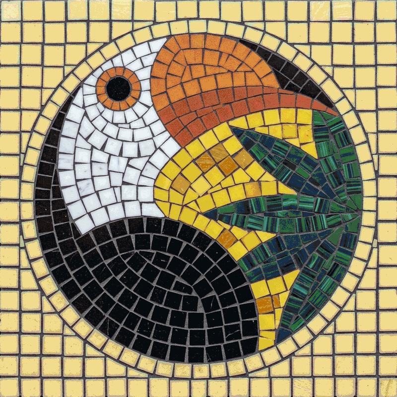 Colorful Toucan Mosaic Art - Tropical Bird Wall Decor