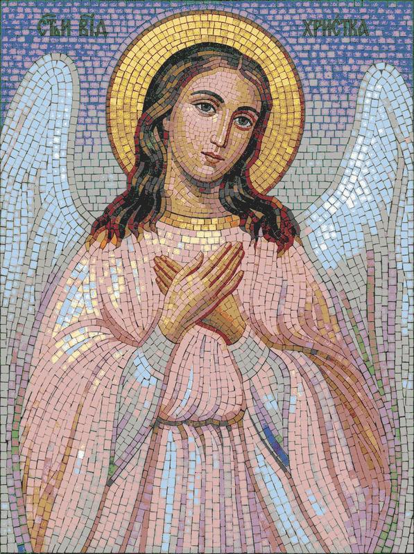 Angel Mosaic Art - Classical Style, 30x40 cm