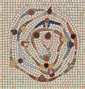 Unity Circle Mosaic Art – Hand-Crafted Connection