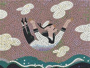 Sailor’s Dream Mosaic Art – Surreal Wall Decor