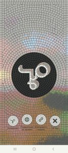 Abstract Symbol Mosaic Art – Modern Minimalist Design