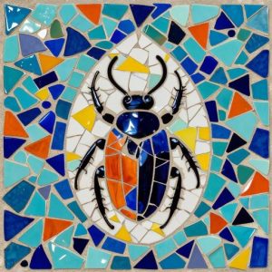 Trencadís Mosaic Art – Ladybug on a Leaf