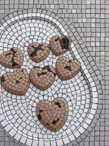Heart Harmony Mosaic Art – 60×80 cm