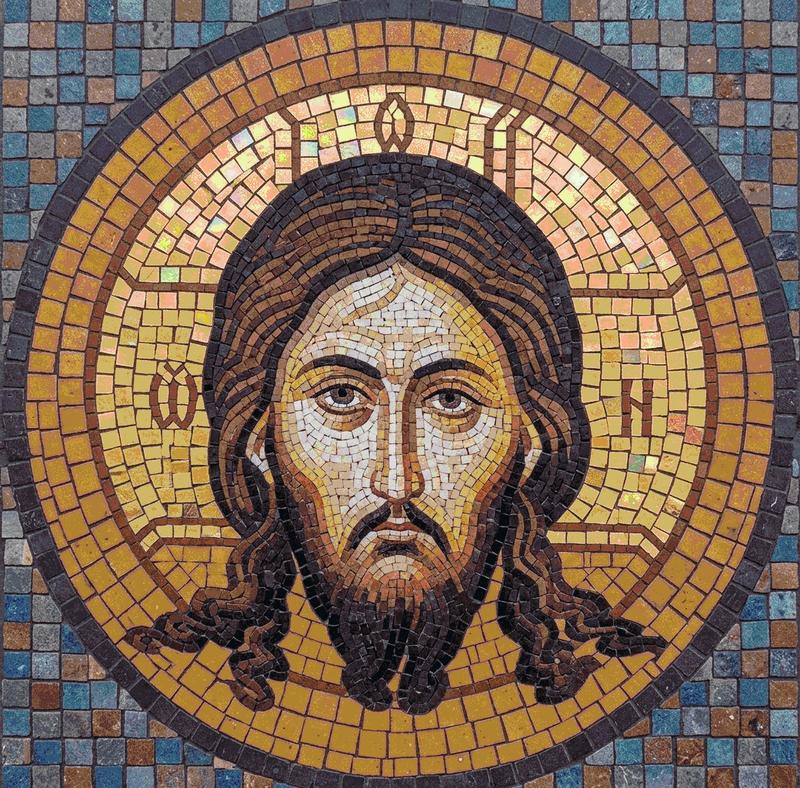 Mosaic Portrait of Jesus Christ - 40x40 cm