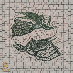 Flying Birds Mosaic Art – 25×25 cm