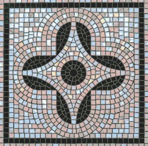 Classical Geometric Mosaic Tile – Pastel Tones