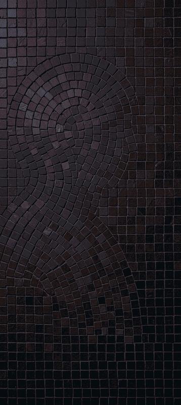 Dark Abstract Fluidity Mosaic Art
