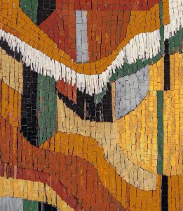 Abstract Warmth Mosaic Art – 175×200 cm