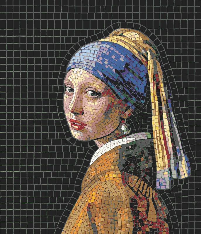 Girl with a Pearl Earring Mosaic Art - 60x70 cm
