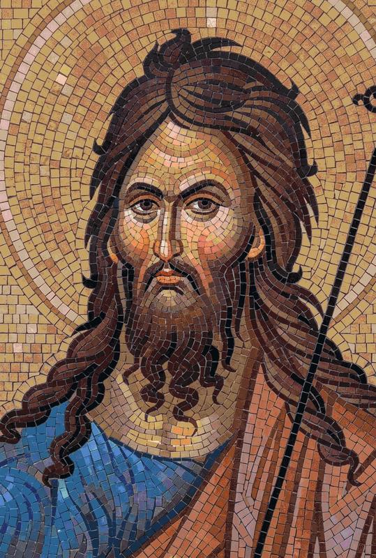 Mosaic Portrait of a Saint - Classical AI Art
