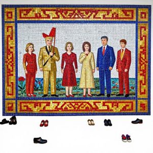 Soviet Style Mosaic Art ‘People’ – Custom Size