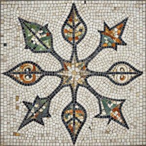 Handcrafted Opus Tessellatum Nature Mosaic