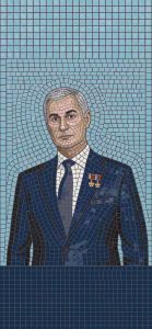 Distinguished Gentleman Mosaic Portrait