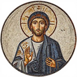 Savior Not Made by Hands Mosaic Art – Opus Tessellatum