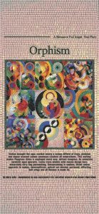 Orphism Abstract Mosaic Art – Vibrant Geometric Circles