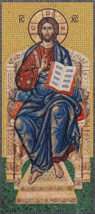 Jesus Christ Pantocrator Mosaic Art