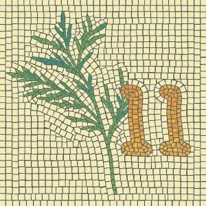 Mosaic Art: Fresh Garden Carrots
