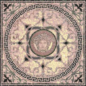 Medusa Classical Mosaic Art – 120×120 cm