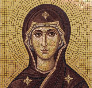 Byzantine Style Mosaic Portrait