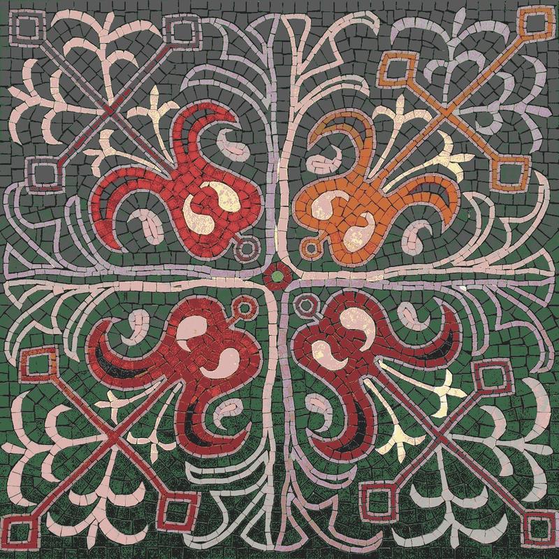 Abstract Symmetrical Mosaic Art - 60x60 cm