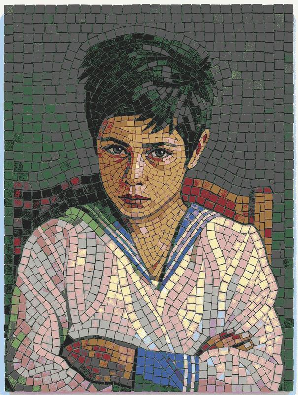 Mosaic Portrait of a Young Person - Classical AI Style