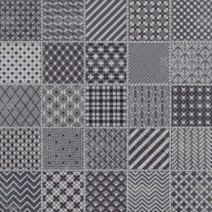 Geometric Grey Mosaic Patterns Collection