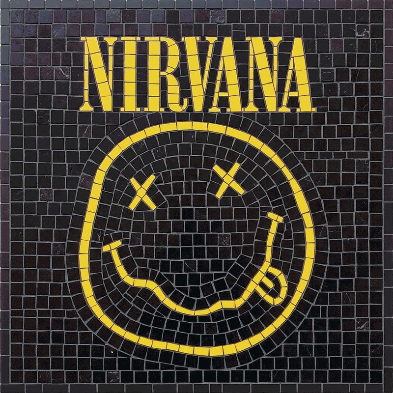 Nirvana Smiley Face Mosaic Art - 60x60 cm