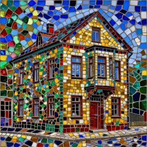 Beautiful House in Saint Petersburg Mosaic Art