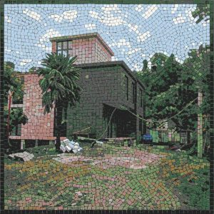 Modern Architecture Mosaic Art – 60×60 cm