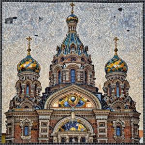 Church of the Savior on Spilled Blood Mosaic Art