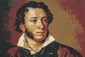 Classical Mosaic Portrait of a Man – 60×40 cm
