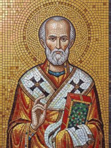 Holy Saint Mosaic Art – Golden Radiance