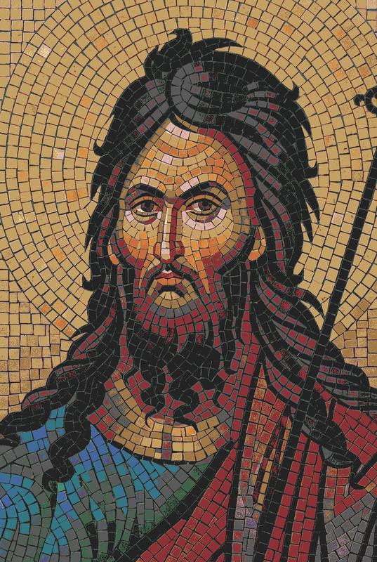 Divine Mosaic Portrait - Spiritual Art