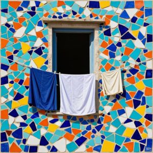 Mediterranean Window Trencadís Mosaic Art