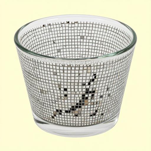 Glass Cup Mosaic Art - Opus Tessellatum Style