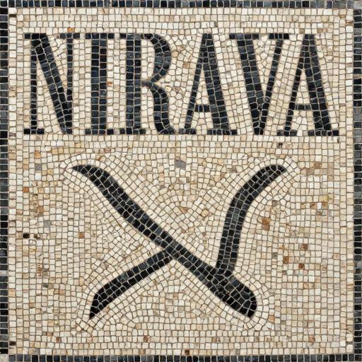 Nirvana Band Symbol Mosaic Art - Opus Tessellatum