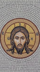 Divine Mosaic Portrait of Jesus Christ