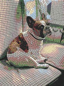 French Bulldog Mosaic Art – 60×80 cm