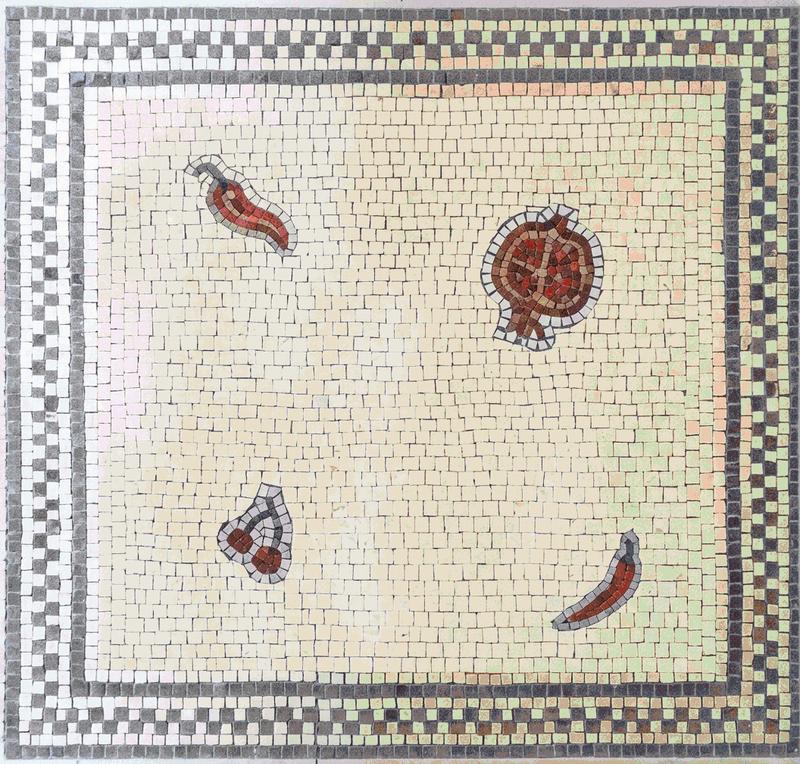 Minimalist Fruit Mosaic Art - 60x57 cm